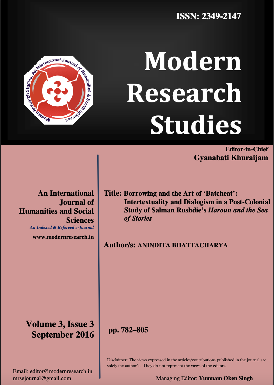 Modern Research Studies Journal cover